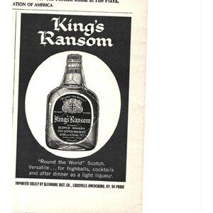Ransom Scotch Whisky Advertisement 1960s Vintage Print Ad